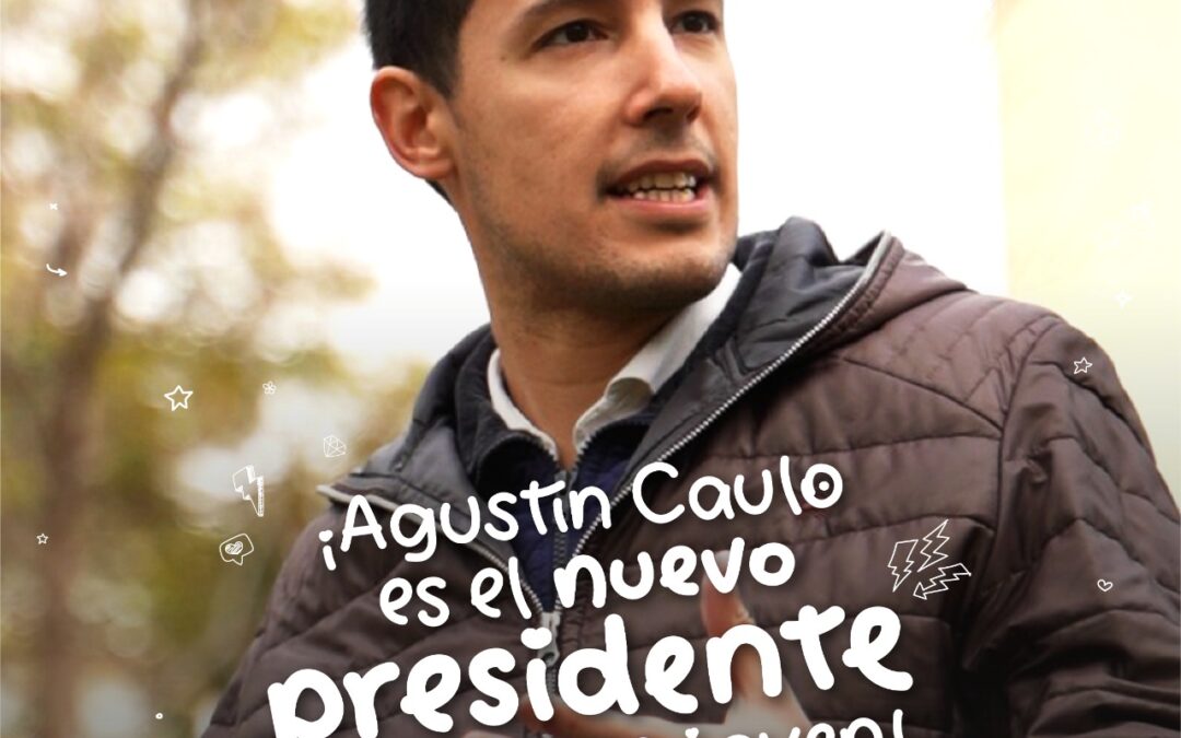 AGUSTÍN CAULO FUE ELEGIDO PRESIDENTE DE FRENTE JOVEN